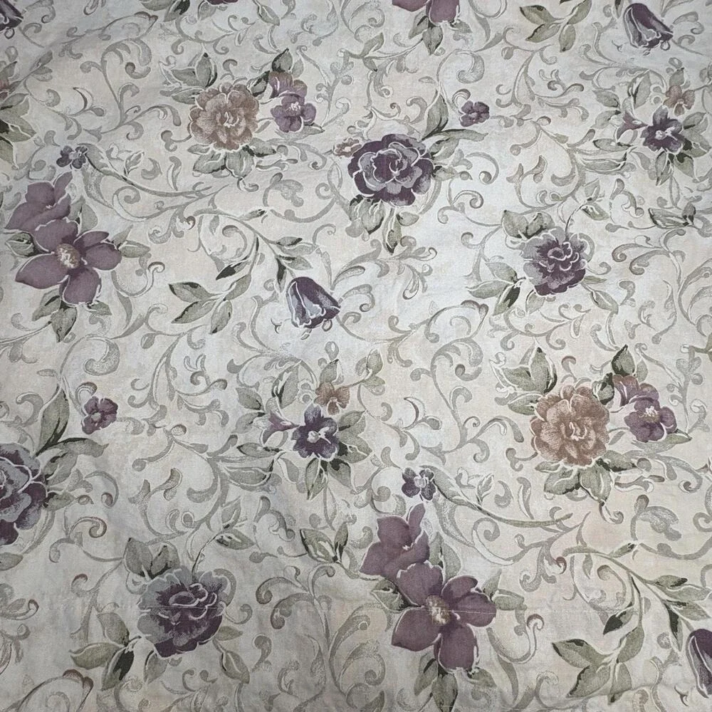 Croscill Amethyst Flowers 2 Window Panels 30x39